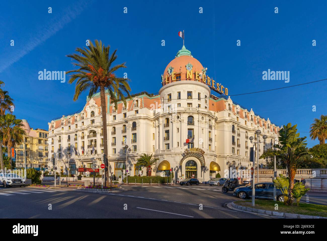 Negresco Hotel, Nizza, Alpes-Maritimes, Französische Riviera, Provence-Alpes-Cote d'Azur, Frankreich, Mittelmeer, Europa Stockfoto