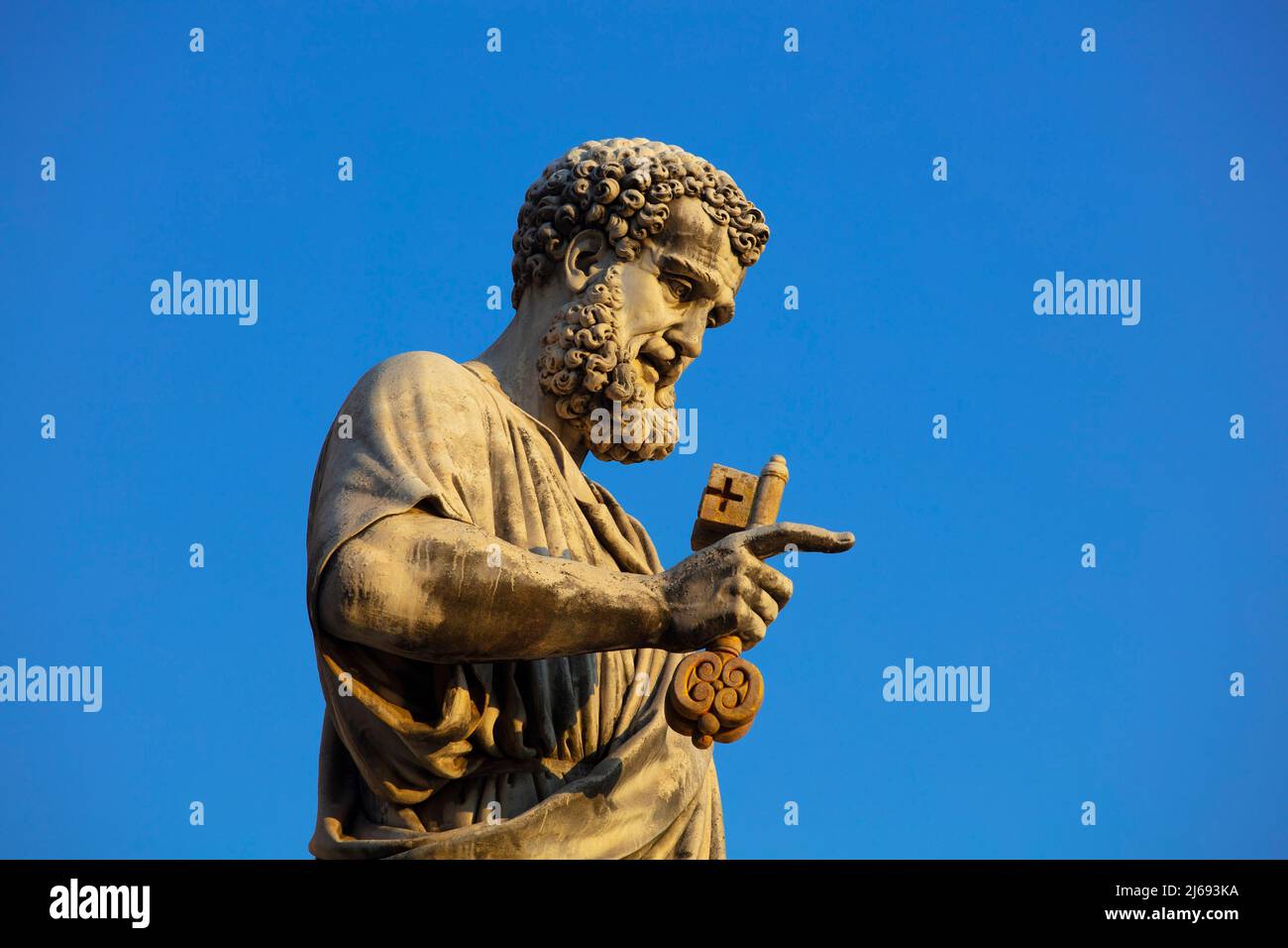 Piazza San Pietro, Vatikanstadt, UNESCO-Weltkulturerbe, Rom, Latium, Italien Stockfoto