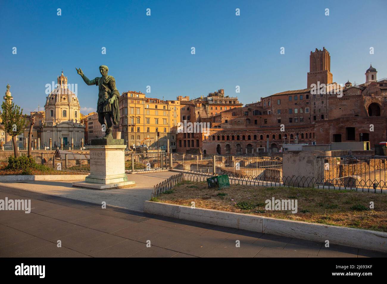 Via dei Fori Imperiali, Rom, Latium, Italien Stockfoto