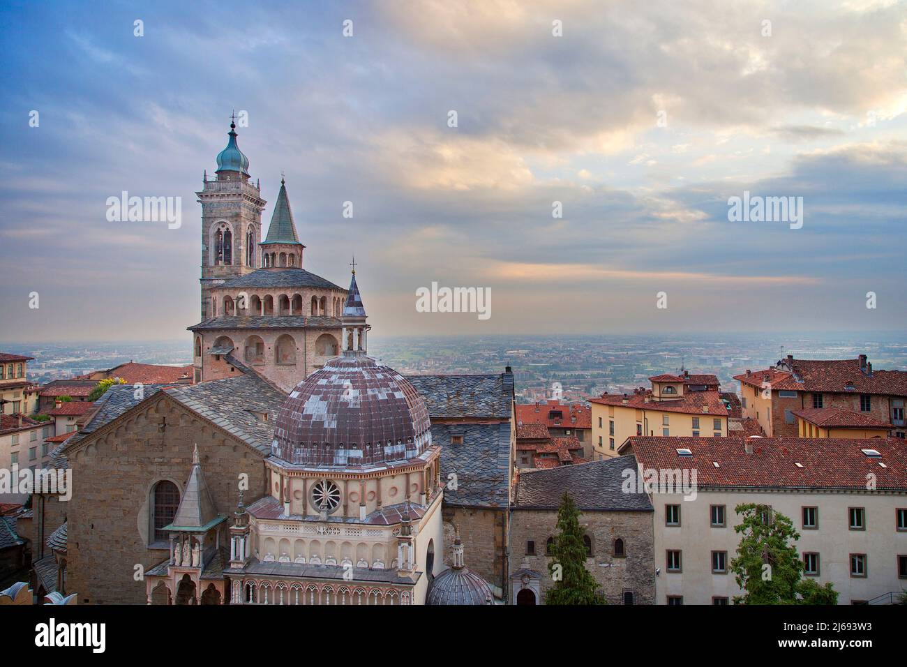 Der Dom (Kathedrale), Bergamo, Lombardei (Lombardei), Italien Stockfoto