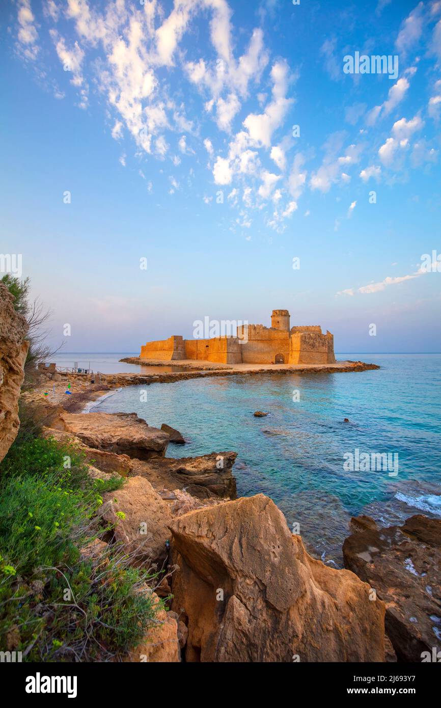 La Castella, Isola di Caporizzuto, Crotone, Kalabrien, Italien Stockfoto