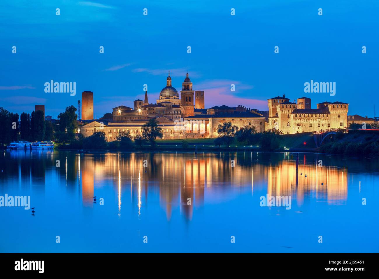 Mantova (Mantua), UNESCO-Weltkulturerbe, Lombardei (Lombardei), Italien Stockfoto