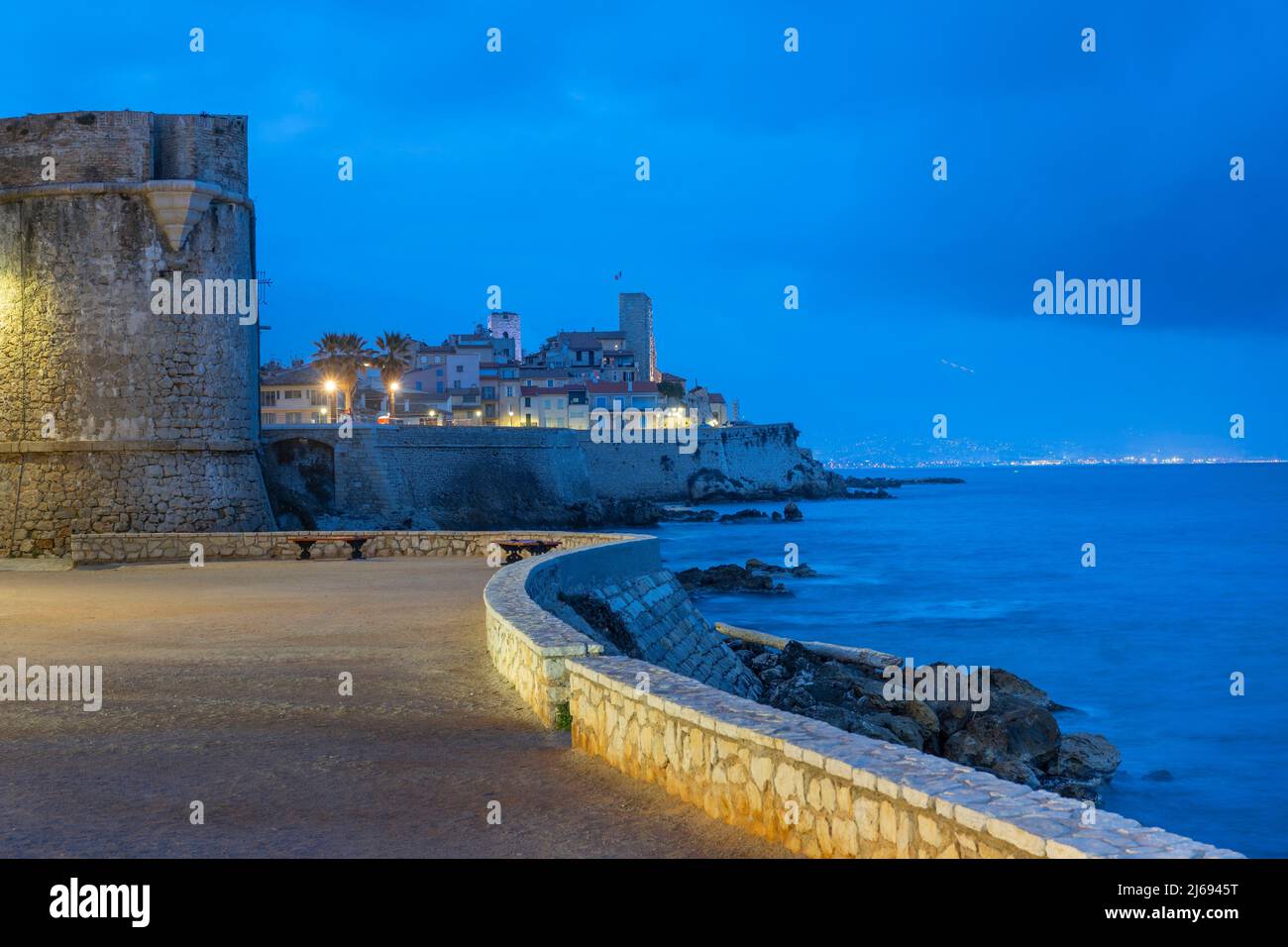 Antibes, Alpes-Maritimes, Provence-Alpes-Cote d'Azur, Frankreich, Mittelmeer, Europa Stockfoto