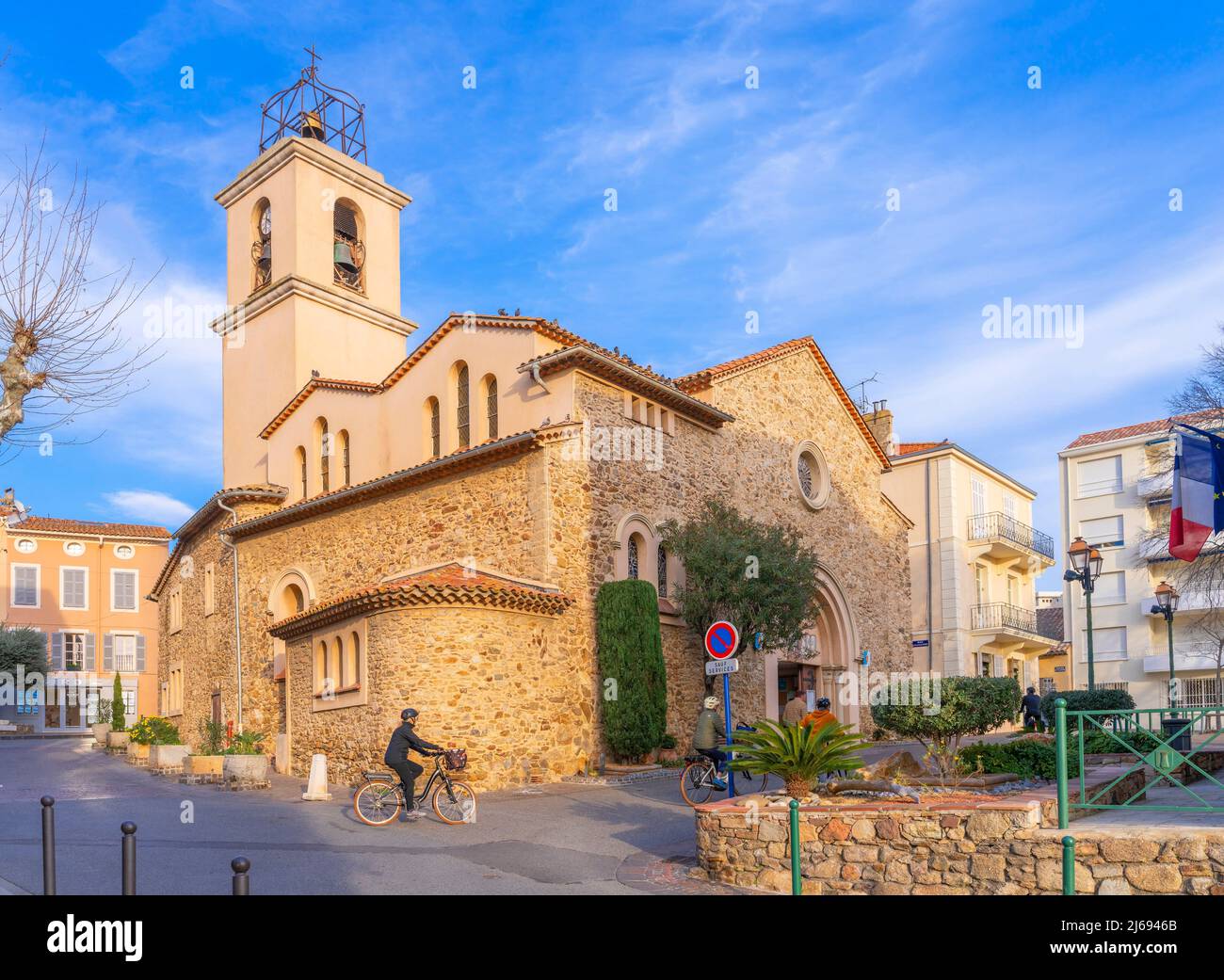 Sainte-Maxime, Provence-Alpes-Cote d'Azur, Frankreich, Mittelmeer, Europa Stockfoto