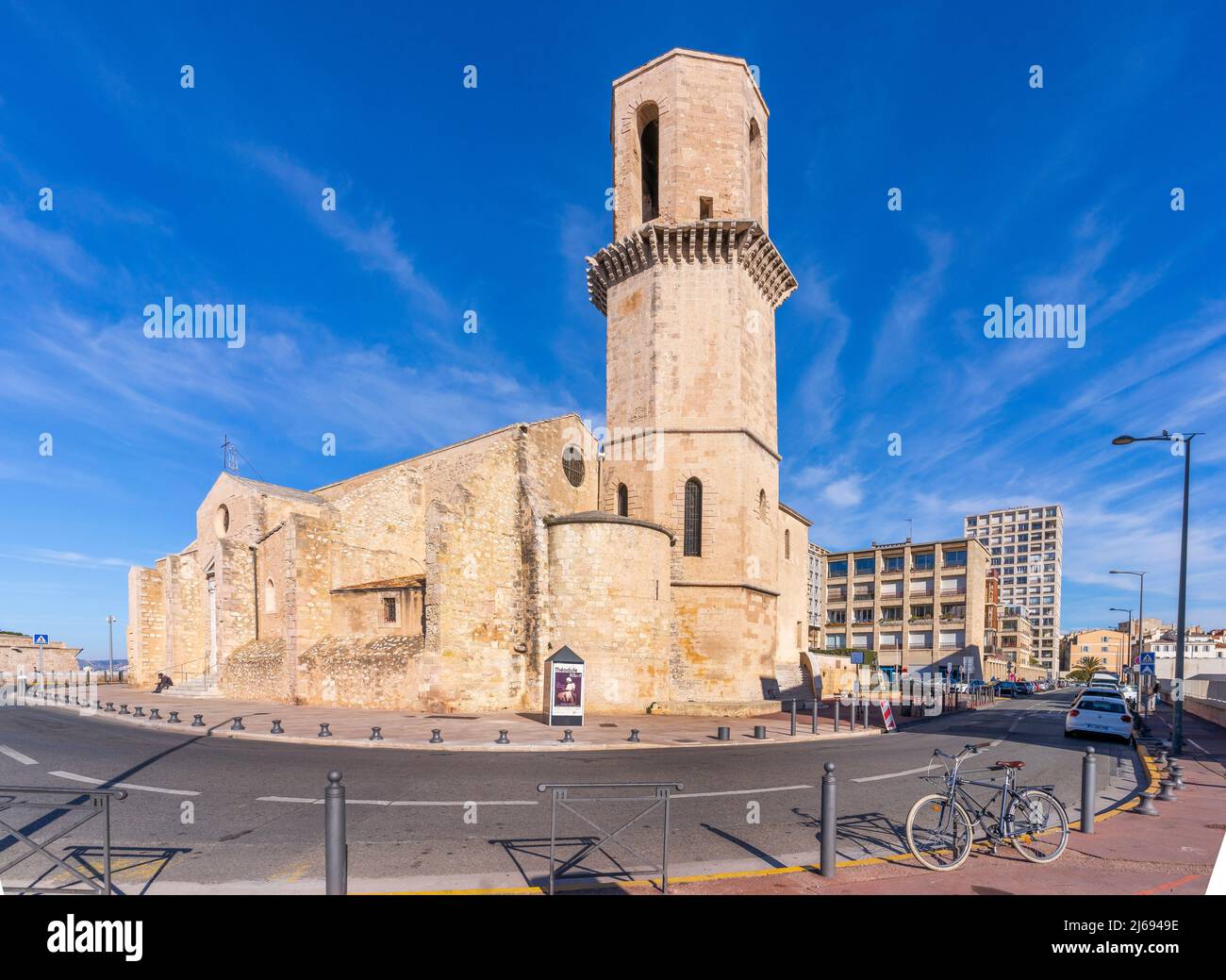 Kirche St. Laurent, Marseille, Provence-Alpes-Cote d'Azur, Frankreich, Mittelmeer, Europa Stockfoto