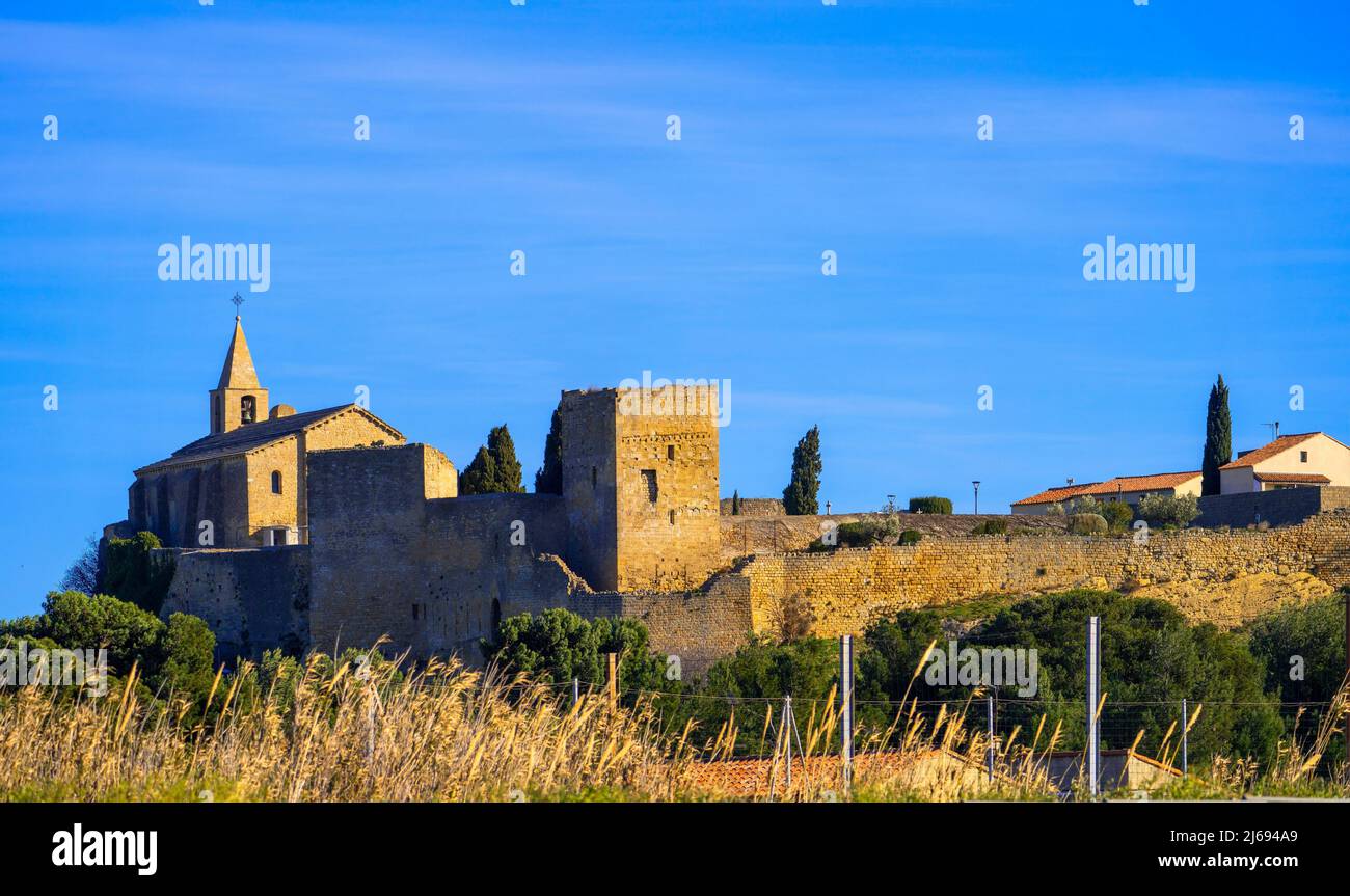 Eglise Saint Sauveur, Fos-sur-Mer, Bouches-du-Rhone, Provence-Alpes-Cote d'Azur, Frankreich, Europa Stockfoto