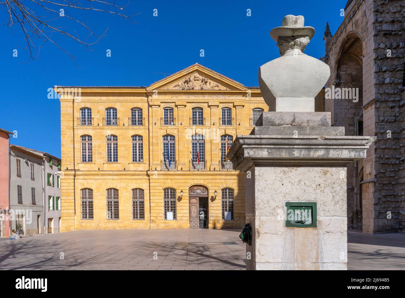 Rathaus, Saint-Maximin-la-Sainte-Baume, Provence-Alpes-Cote d'Azur, Frankreich, Europa Stockfoto