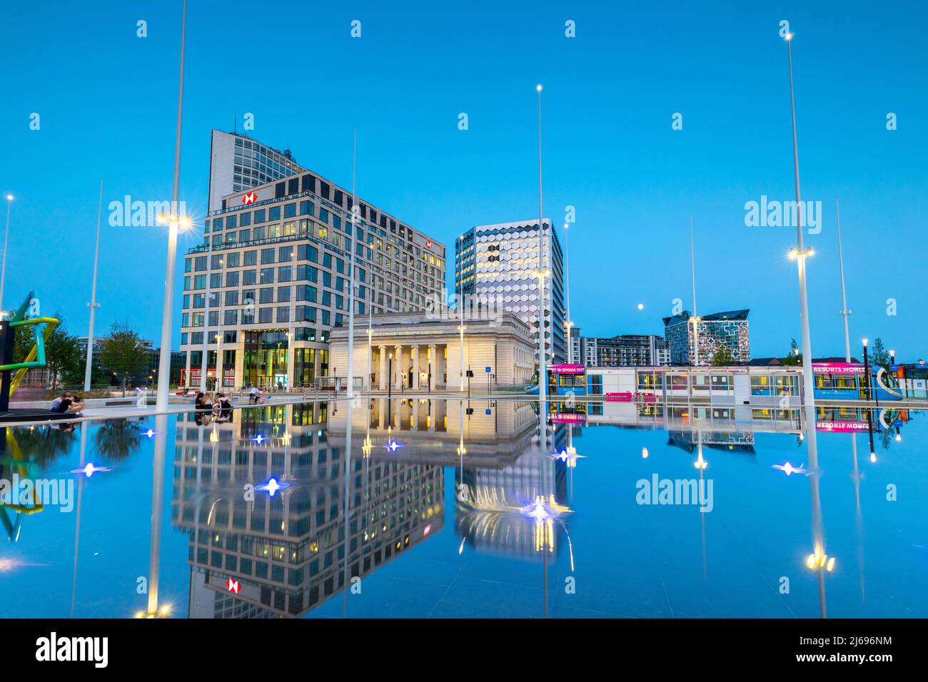 The Exchange und Bürogebäude, Centenary Square, Birmingham, England, Vereinigtes Königreich, Europa Stockfoto