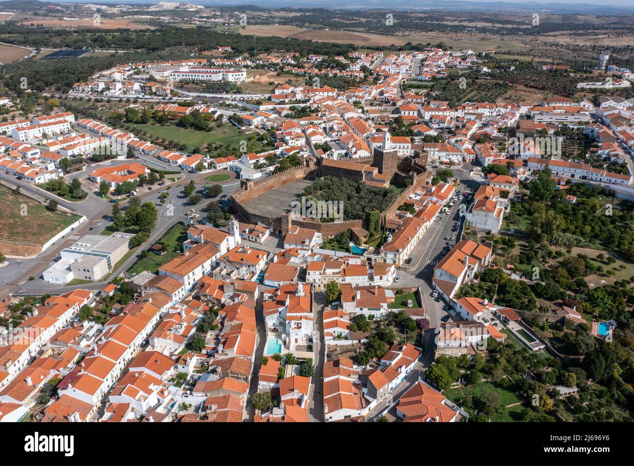 Schloss Alandroal oder Castelo de Alandroal, Alandroal, Portugal Stockfoto