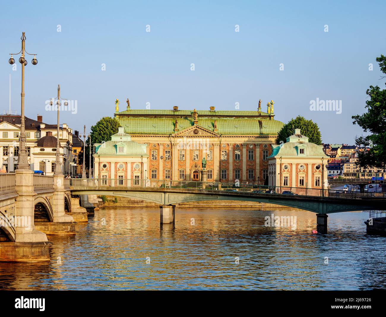 Riddarhuset (Adelshaus), Stockholm, Kreis Stockholm, Schweden, Skandinavien Stockfoto