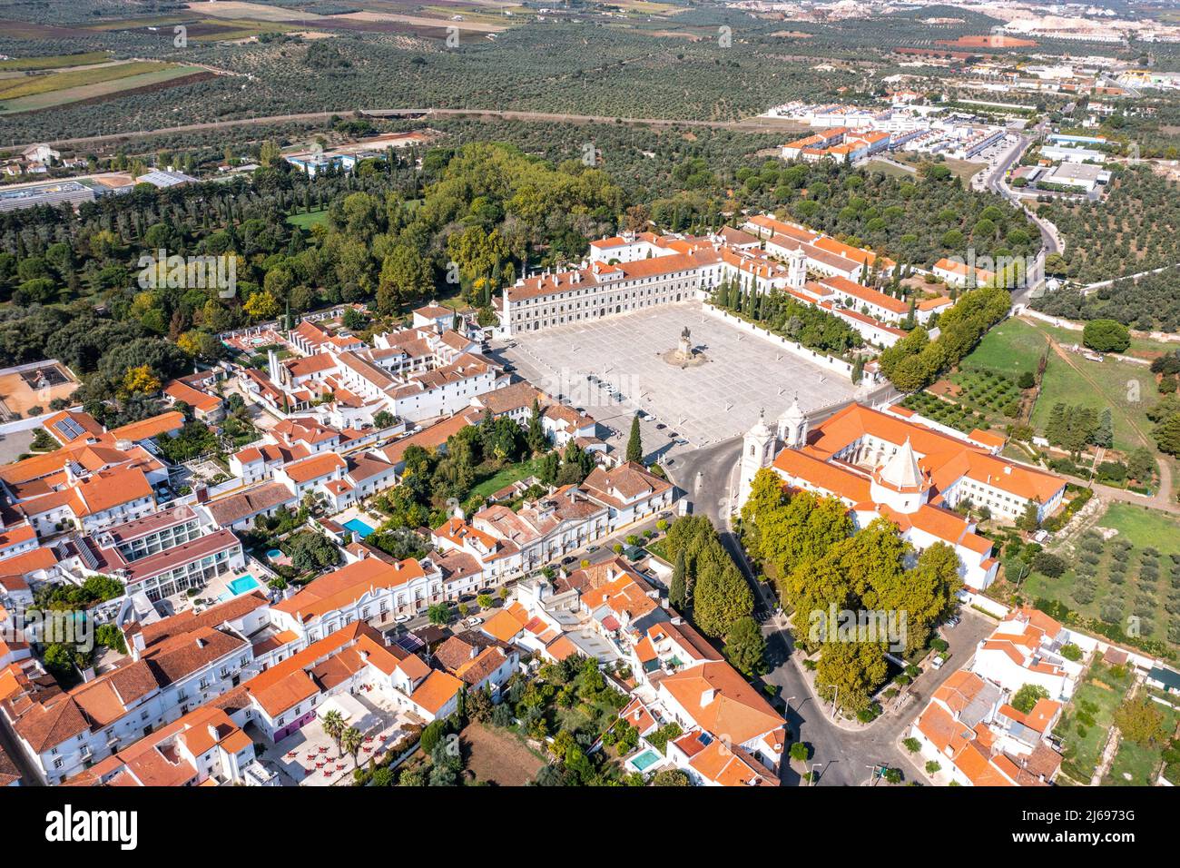 Ducal Palace von Vila Viçosa, Paço Ducal de Vila Viçosa, Vila Vicosa, Portugal Stockfoto