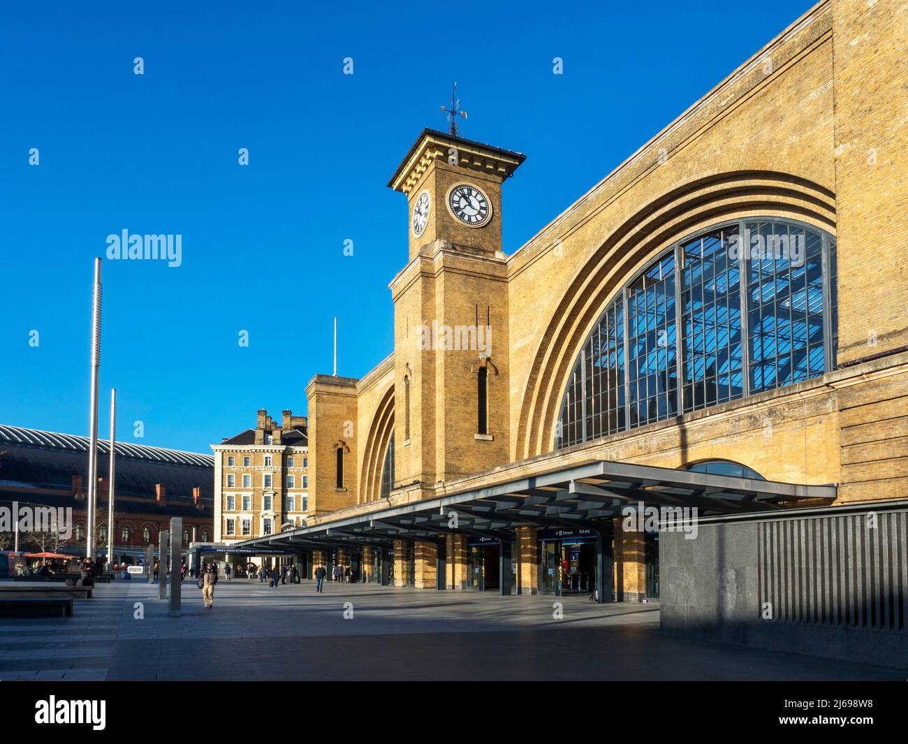 Kings Cross Station, London, England, Vereinigtes Königreich Stockfoto