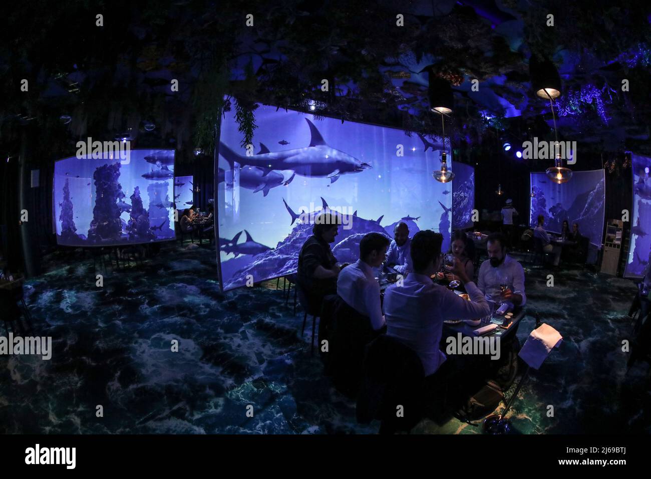 EPHEMERA DAS ERSTE IMMERSIVE RESTAURANT IN PARIS Stockfoto