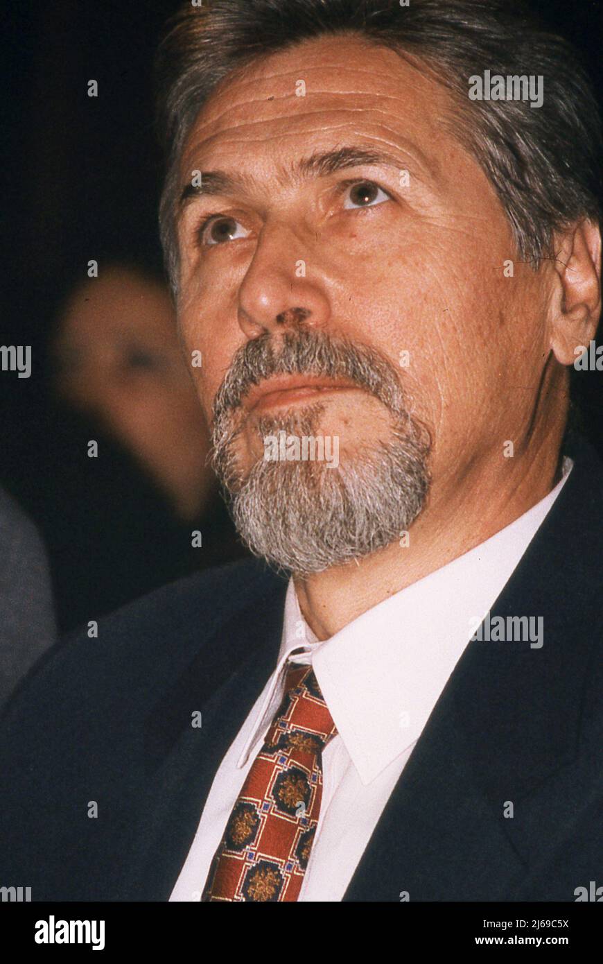 Rumänischer Politiker, später Präsident, Emil Constantinescu, ca. 1995 Stockfoto