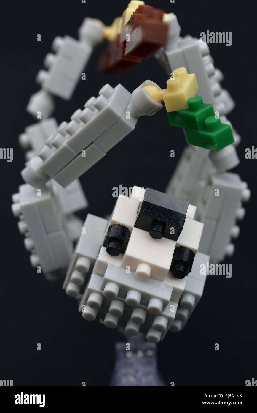 Lego Steine Im Lego Store Und Nanoblock Steine Und Aufstellungen Aus  Nächster Nähe Stockfotografie - Alamy