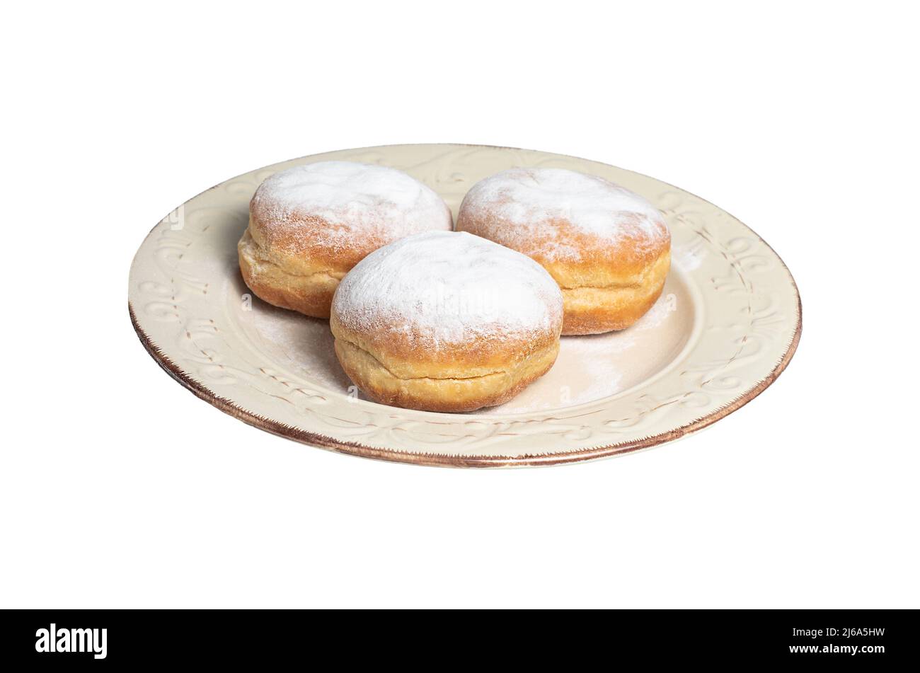 Traditionelle österreichische und deutsche Krapfen, berliner, Donuts. Faschingskrapfen. Stock Foto. Stockfoto