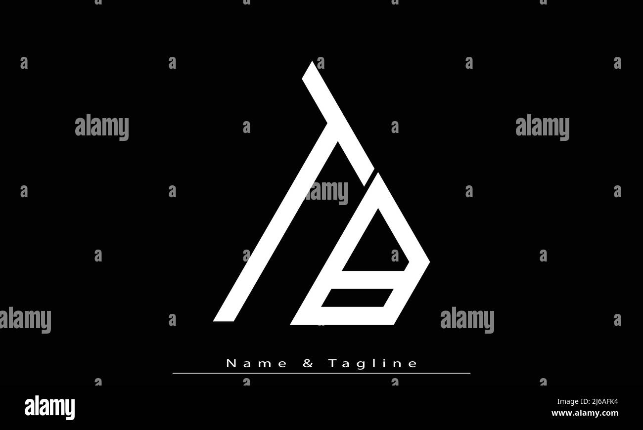 Alphabet Buchstaben Initialen Monogramm Logo TB , BT Stock Vektor