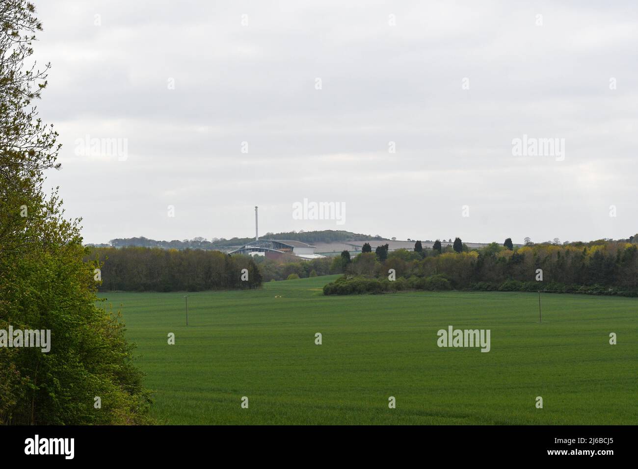 In leicestershire wird eine neue Verbrennungsanlage gebaut Stockfoto