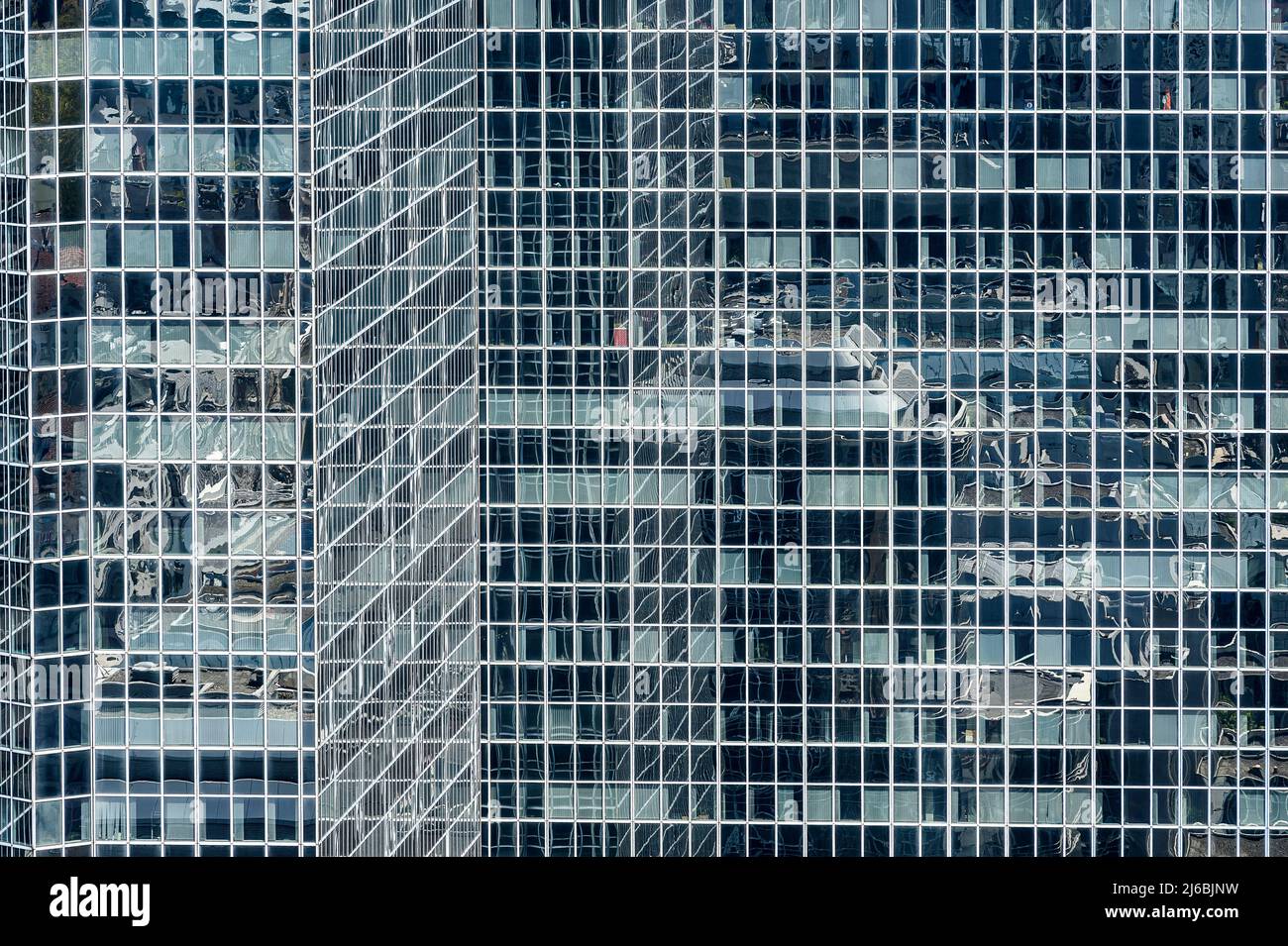 Espace de Bureau dans les immeubles a Bruxelles - Bürorundgang Ian Immobilien in den Gebäuden im Norden von Brüssel Stockfoto