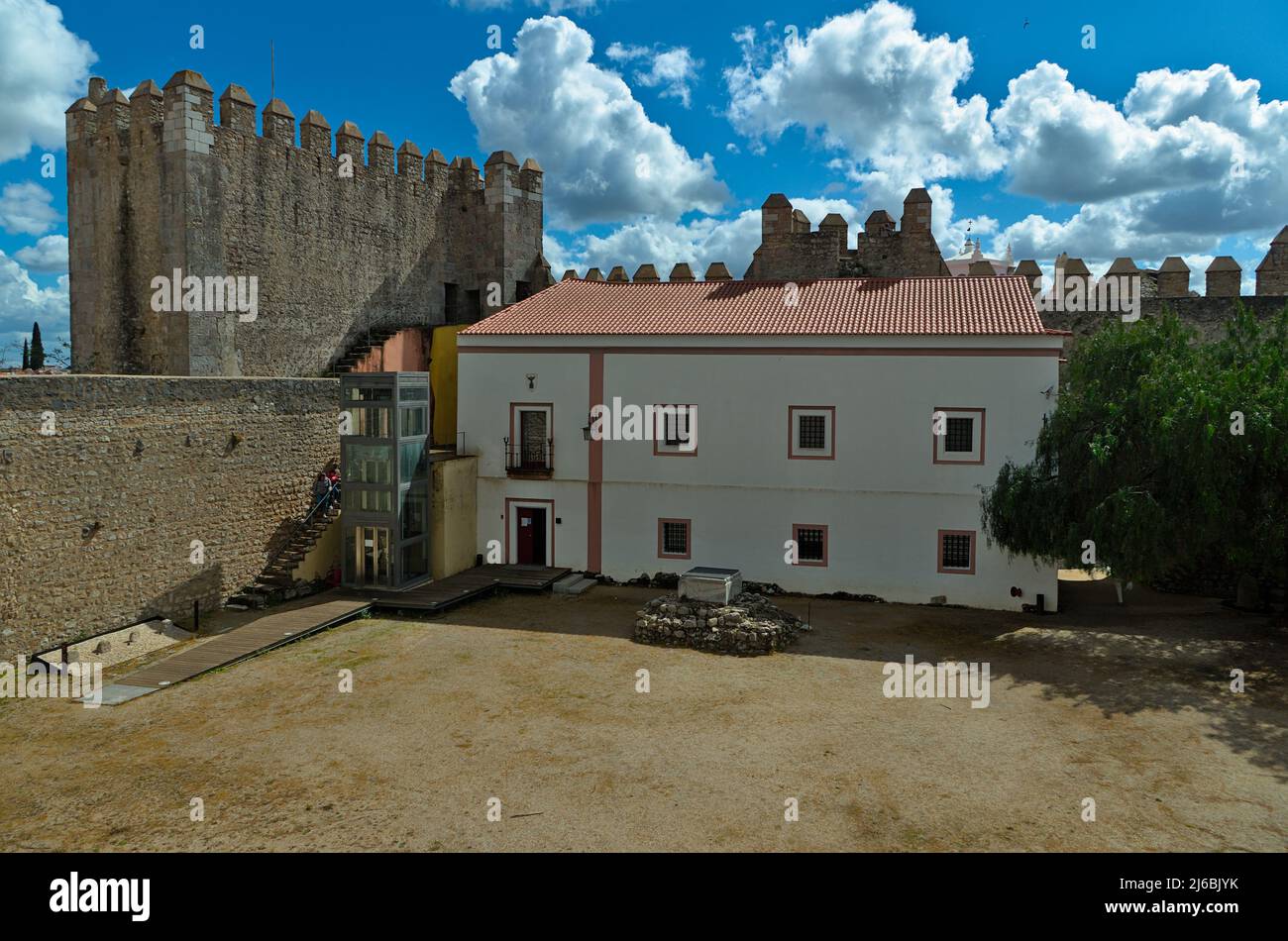 Schloss Serpa in Alentejo, Portugal Stockfoto