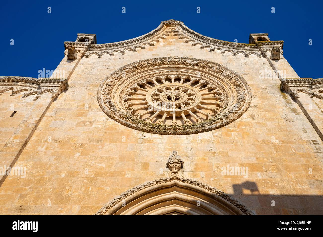 Kathedrale Santa Maria Assunta in Ostuni, Provinz Brindisi, Apulien (Apulien) Italien. Stockfoto