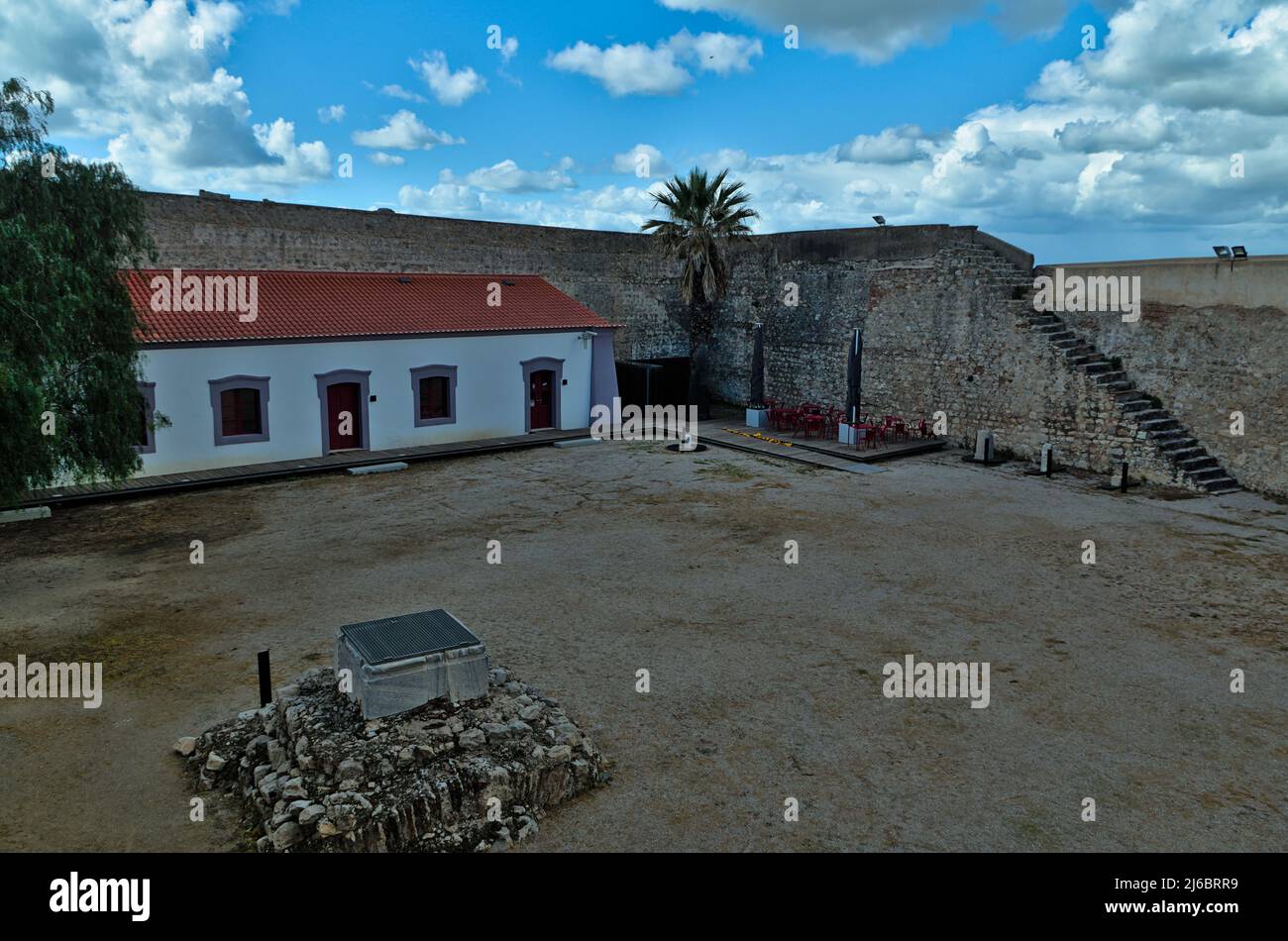 Schloss Serpa in Alentejo, Portugal Stockfoto