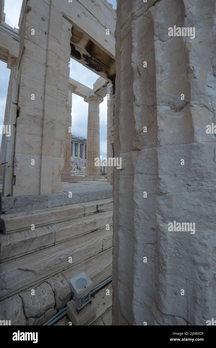 Athen, Akropolis Stockfoto