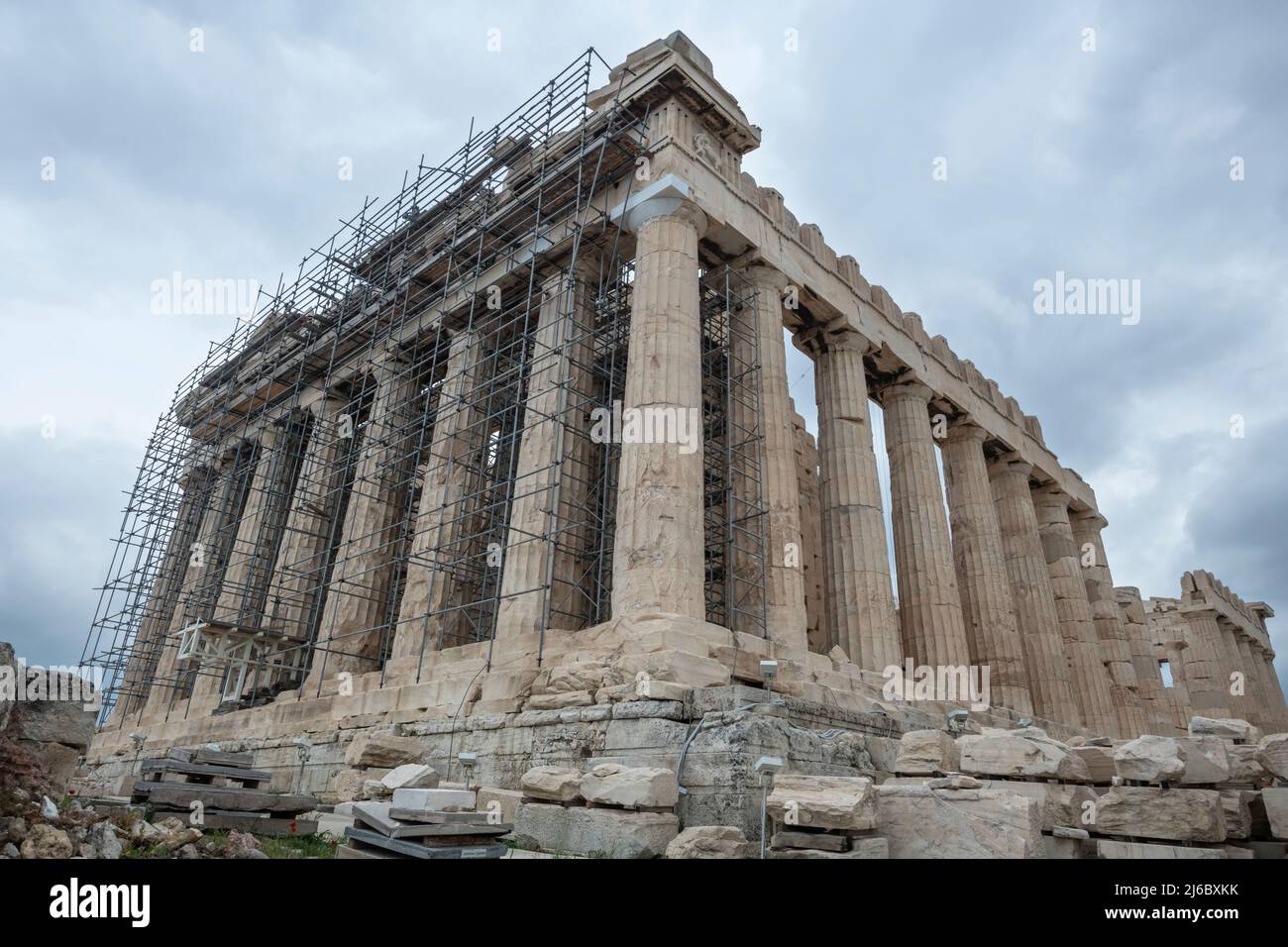 Athen, Akropolis, Parthenon Stockfoto