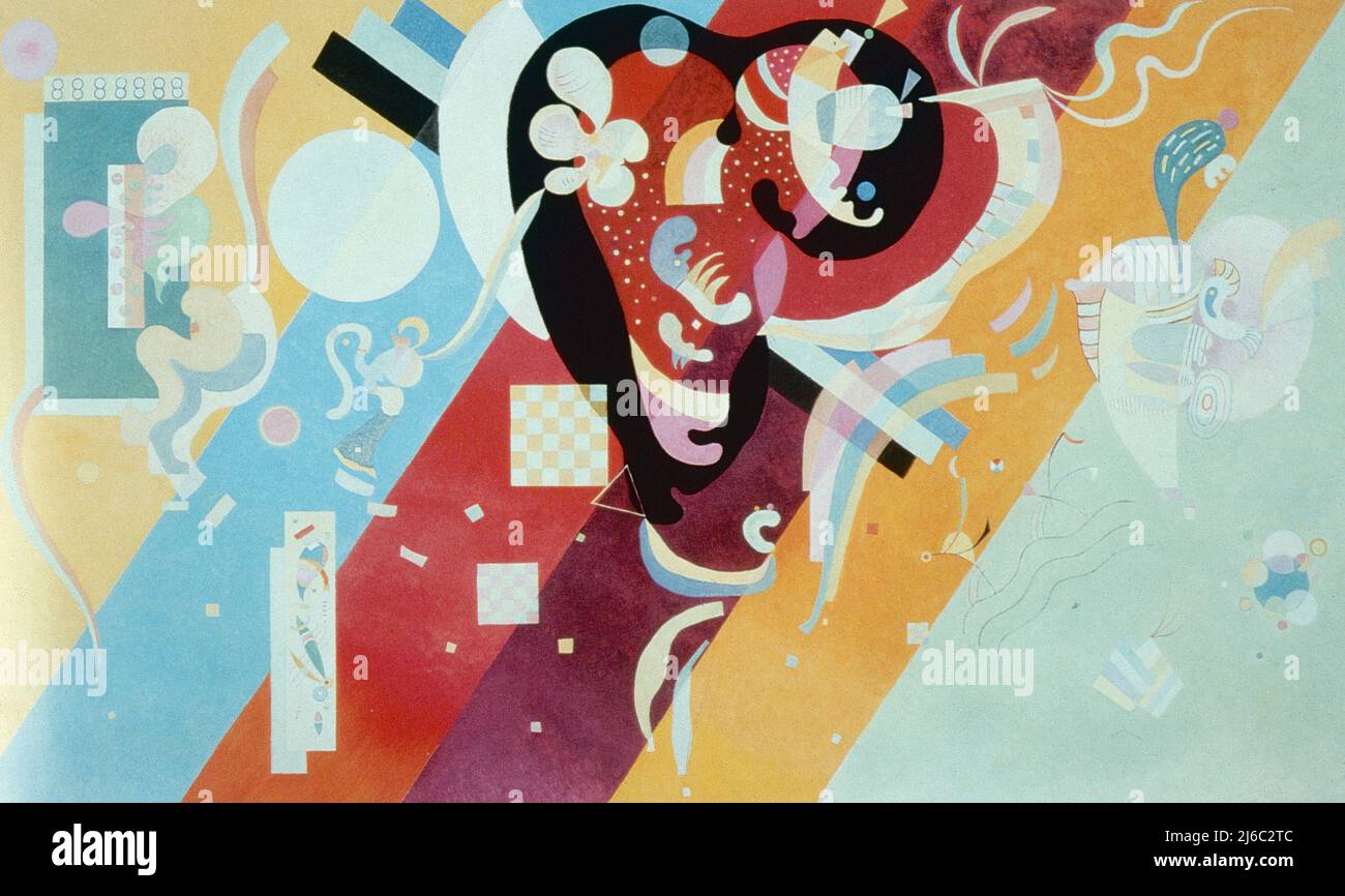 Komposition IX, Werk des russischen Künstlers Wassily Kandinsky, 1936 Stockfoto