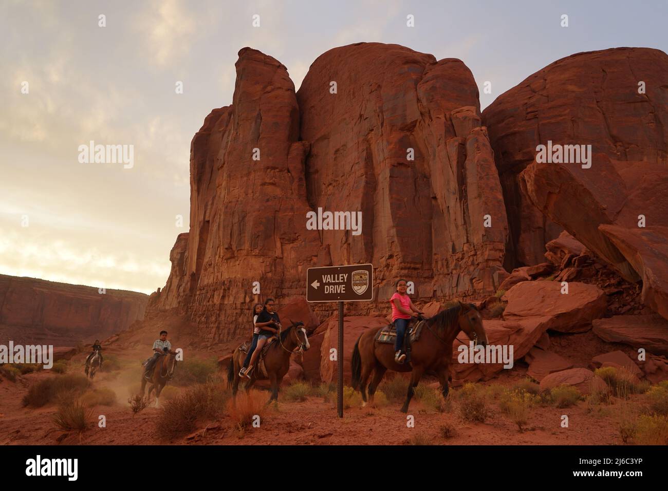 Monument Valley, Utah Stockfoto