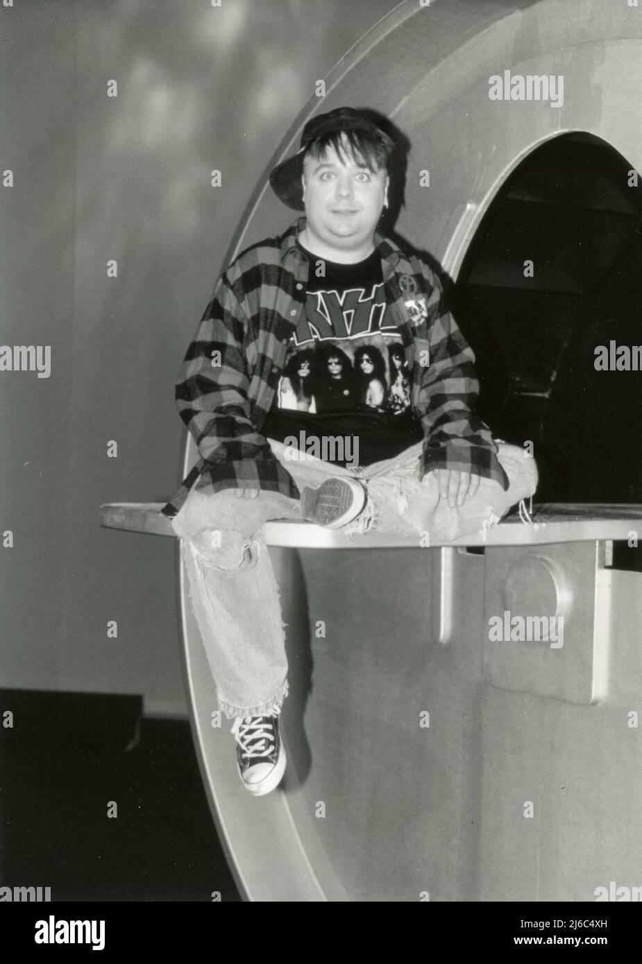 Deutscher Schauspieler, Komiker und TV-Moderator Dirk Bach, 1992 Stockfoto