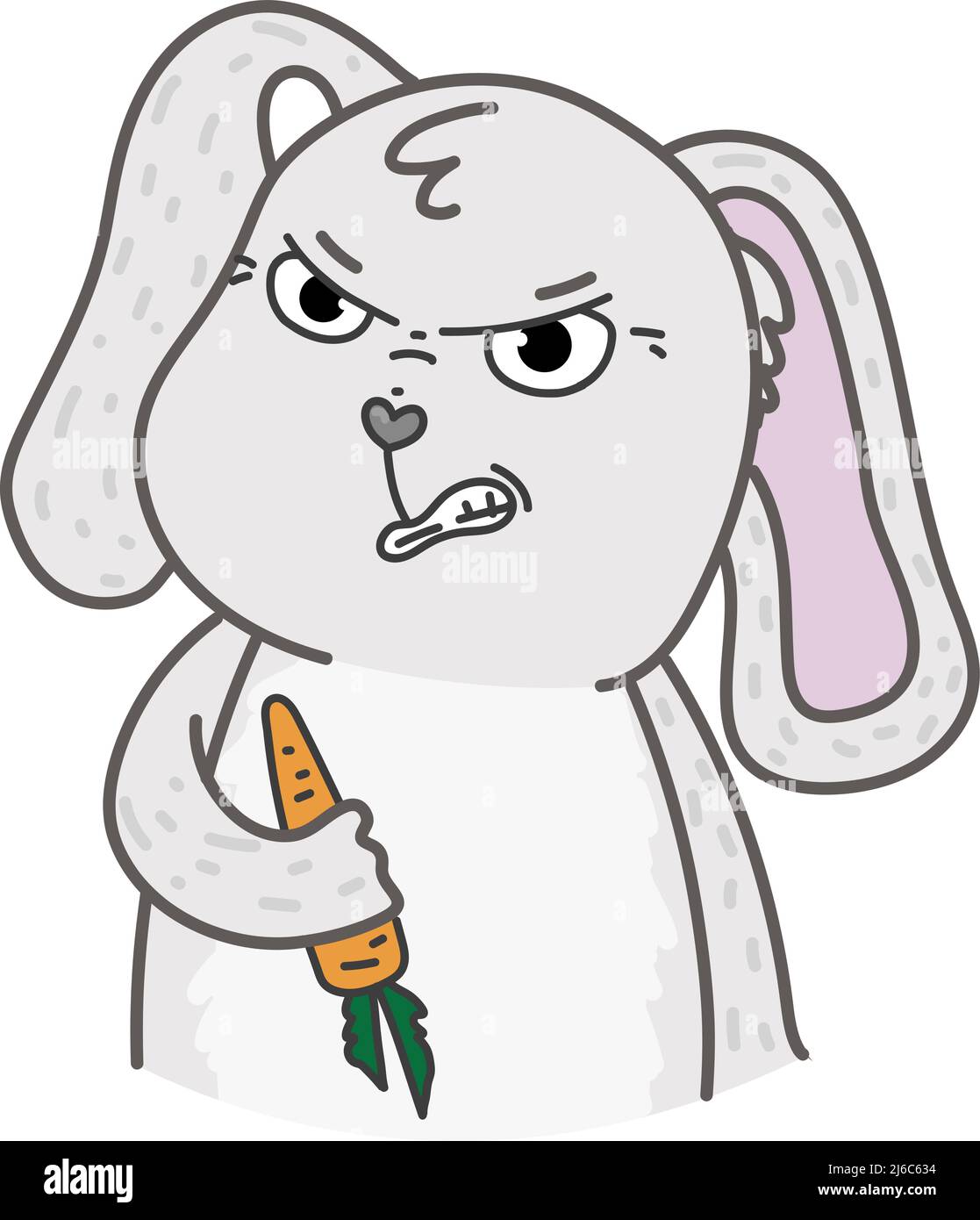 Vektor-Illustration mit osterhase. Frohe ostern Stock Vektor