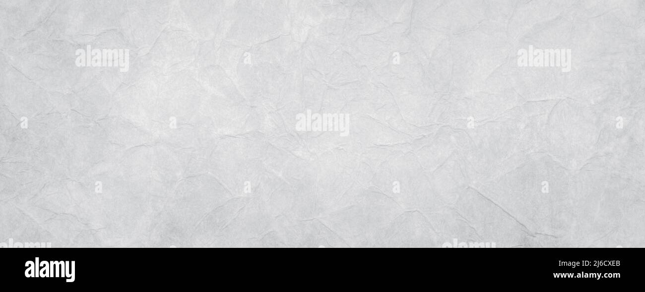 Weiße zerknittertes Papier Textur Hintergrund Stockfoto