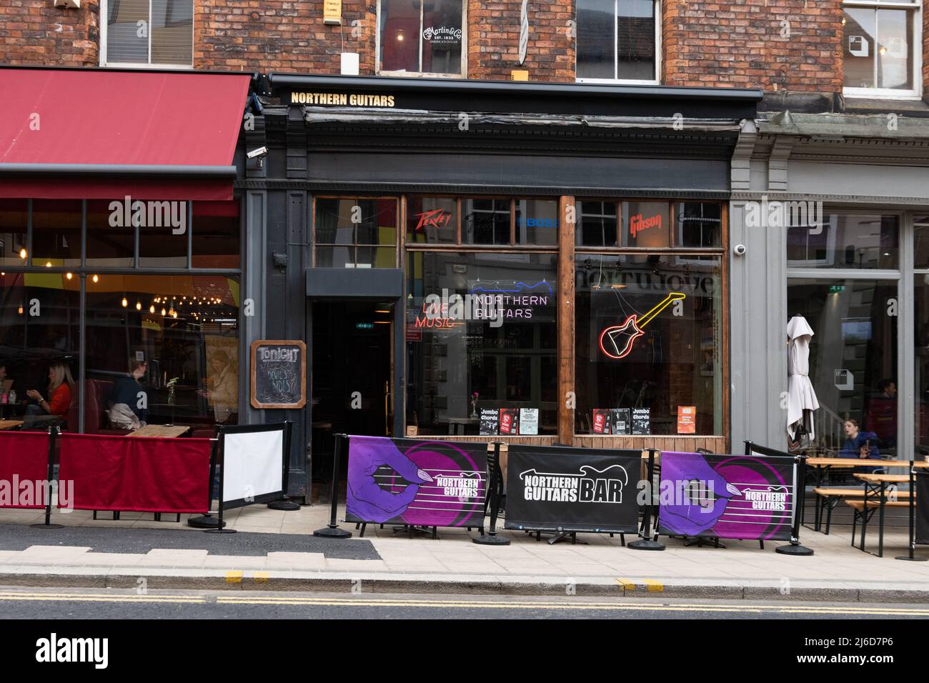 Northern Guitars Bar, Call Lane, Leeds Stockfoto