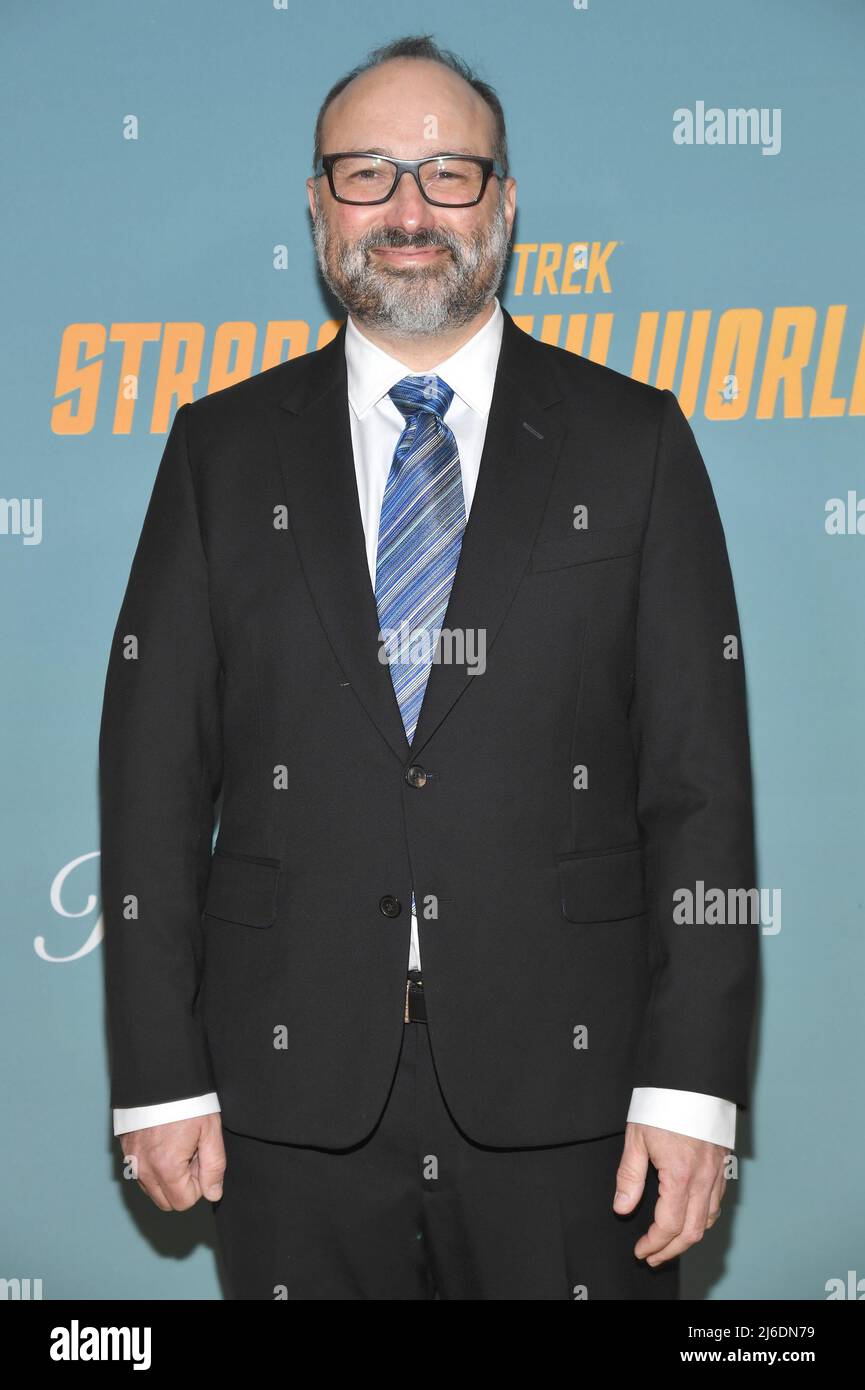 Executive Producer Henry Alonso Myers nimmt an der Star Trek: Strange New Worlds NYC Premiere am AMC Lincoln Square, New York, NY, 30. April 2022 Teil. (Foto von Anthony Behar/Sipa USA) Stockfoto