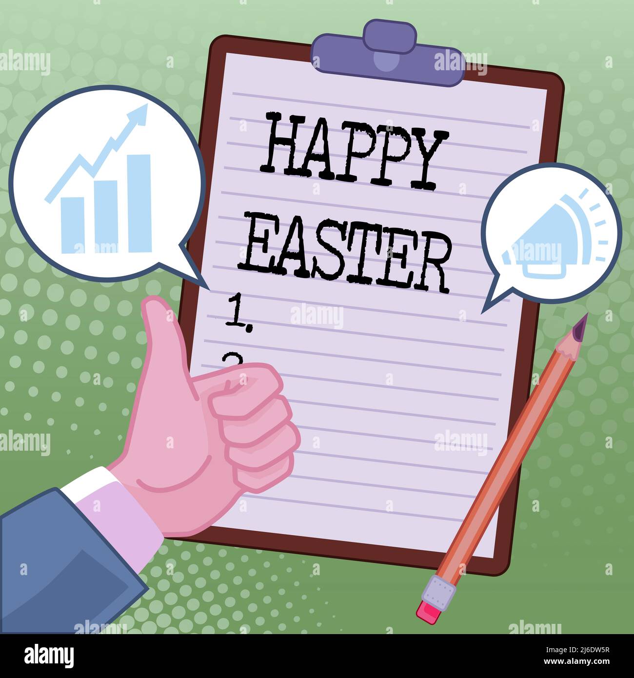 Text mit Inspiration Frohe Ostern. Konzept bedeutet christliches Fest