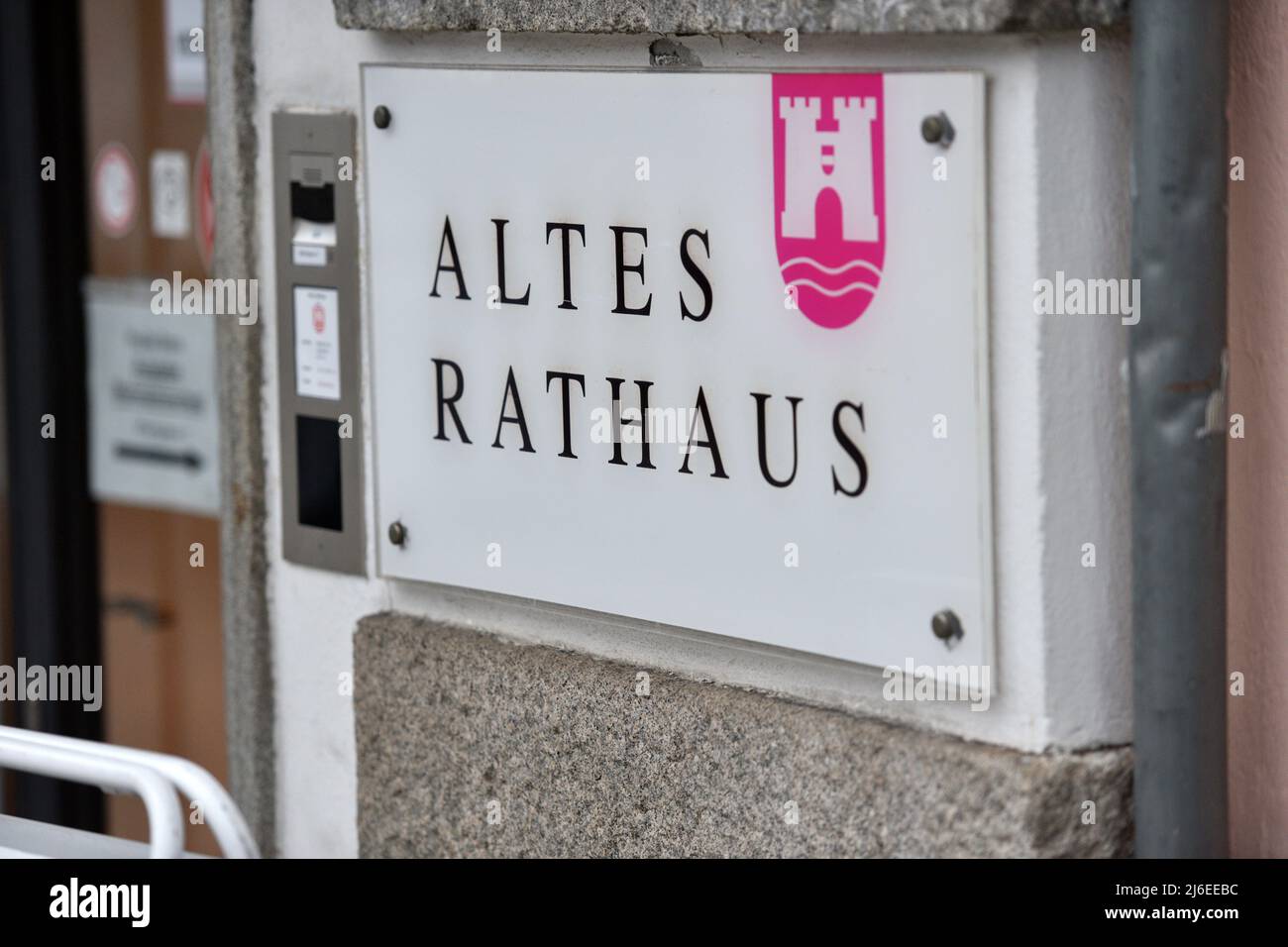 Altes Rathaus auf dem Hauptplatz in Linz, Oberösterreich, Österreich ...