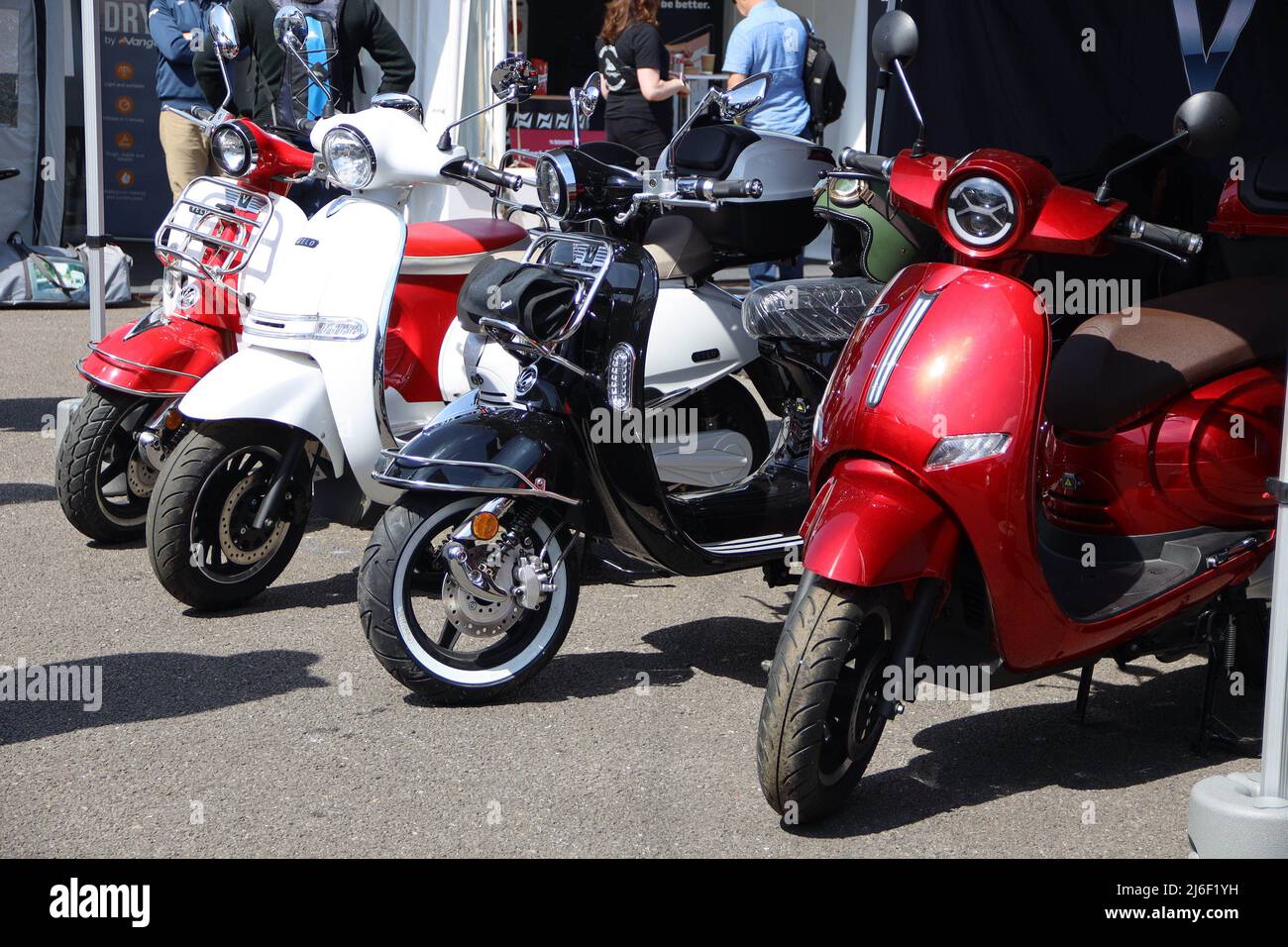EV Motorrad Stockfoto