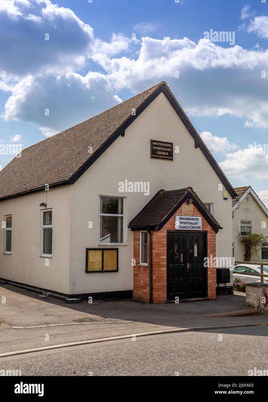 Bromsgrove Spiritualist Church Center in Catshill, Worcestershire. Stockfoto