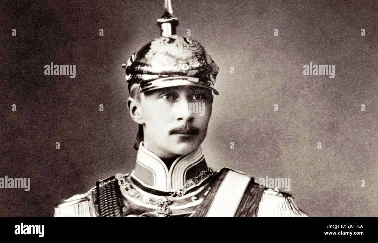 WILHELM, deutscher Kronprinz (1882-1951) um 1914 Stockfoto