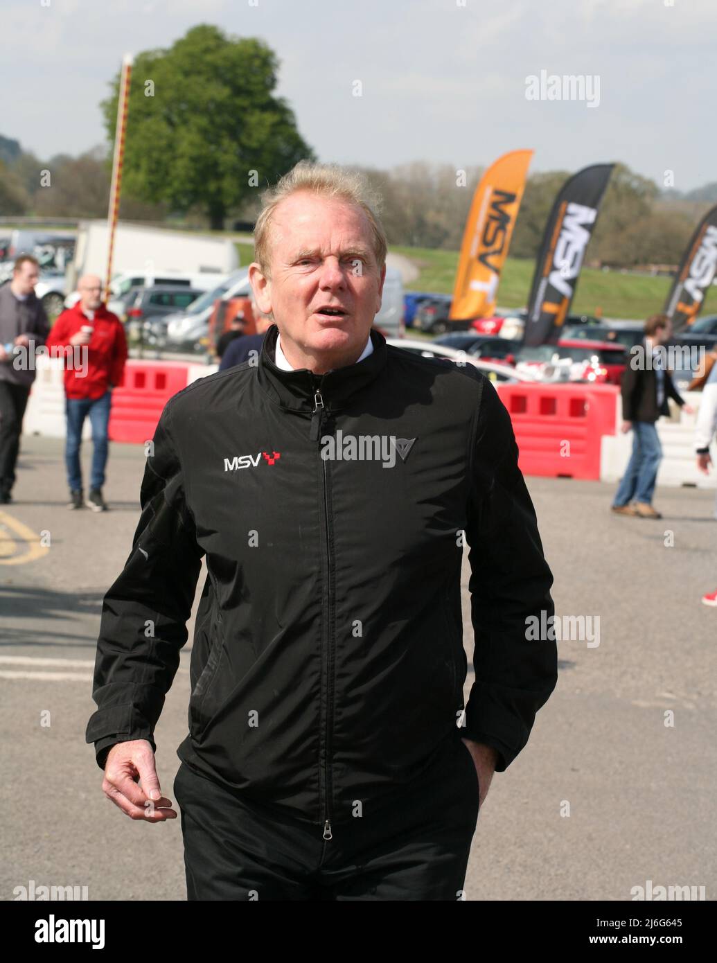 Jonathan Palmer Besitzer von Motor Sport Vision und ehemaliger Formel-1-Grand-Prix-Fahrer und BBC-TV-Kommentator Stockfoto