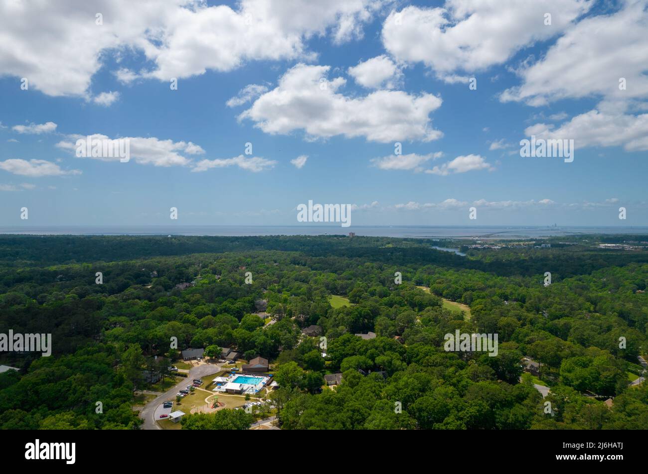 Lake Forest in Daphne, Alabama Stockfoto