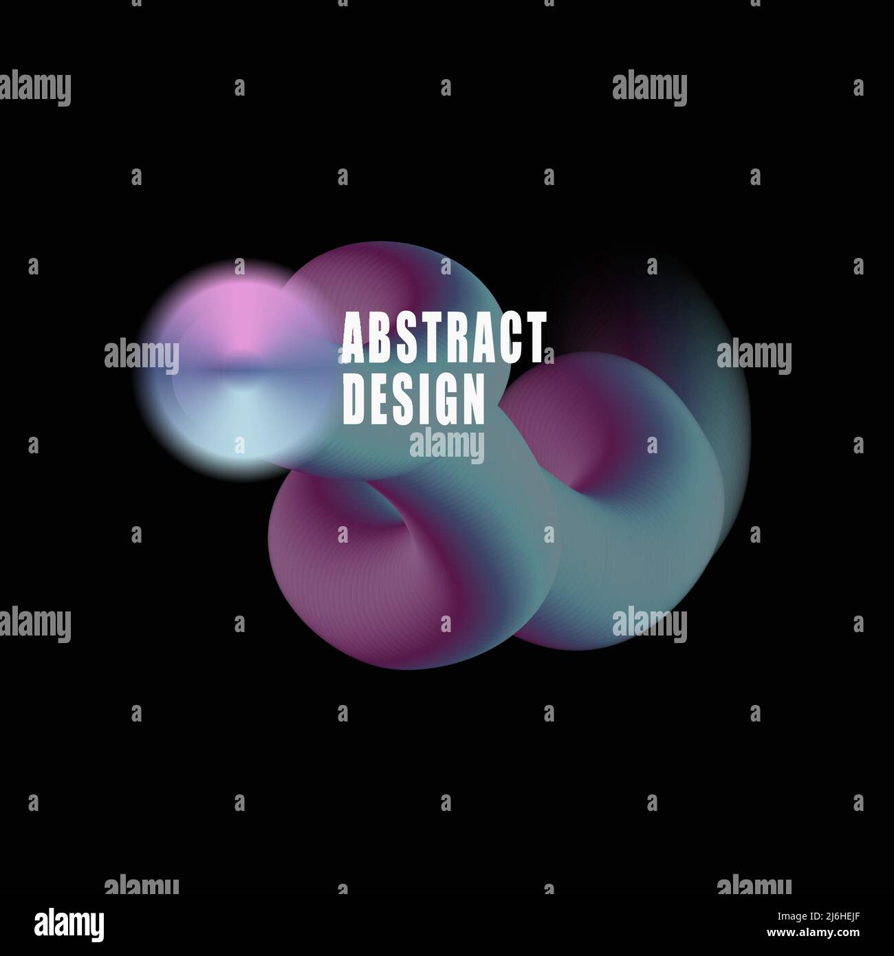 Flüssige kreative Farbformen und abstrakte Vektor-Design-Hintergrund Stock Vektor