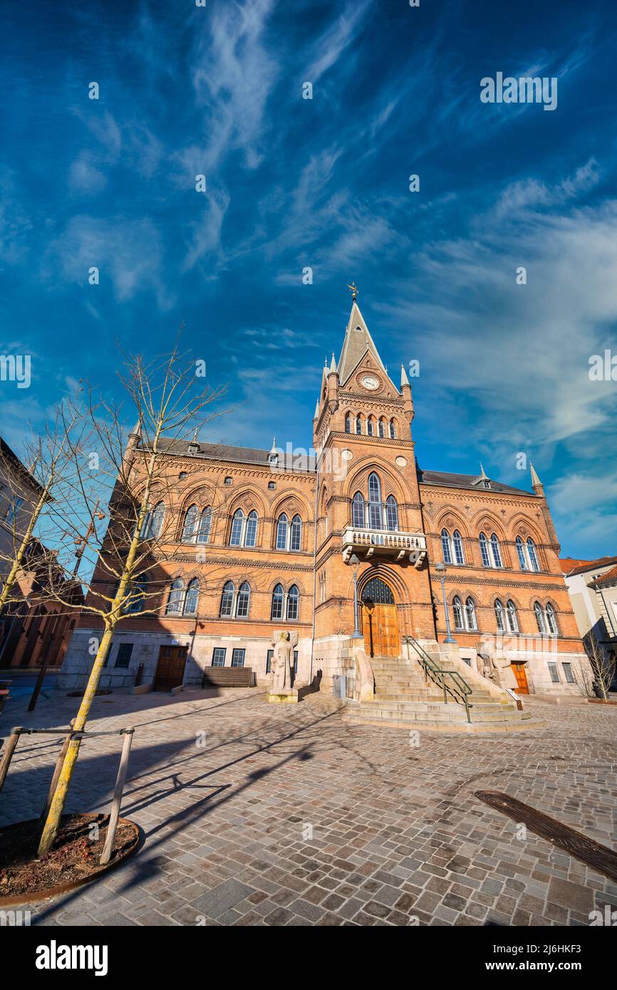 Rathaus der Stadt in Vejle, Dänemark Stockfoto
