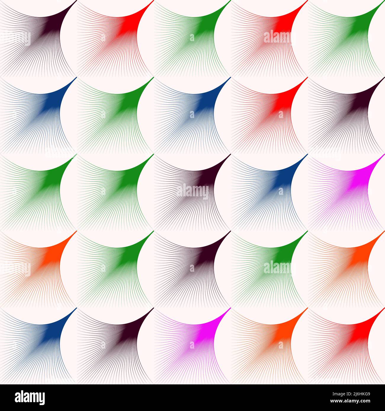 Minimal Art inspirierte Vektormuster mit abstrakten Geometrieformen und Elementen. Geometrische Design-Grafiken für Poster, Cover, Kunst, Gegenwart Stock Vektor