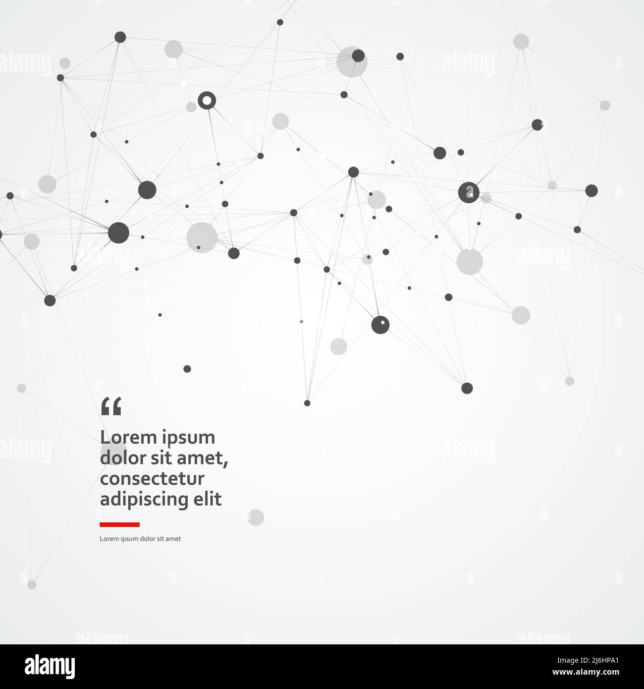 Abstrakter Verbindungsmolekül-Hintergrund. Medizinisches und technologisches Konzept. Vektorgrafik Stock Vektor