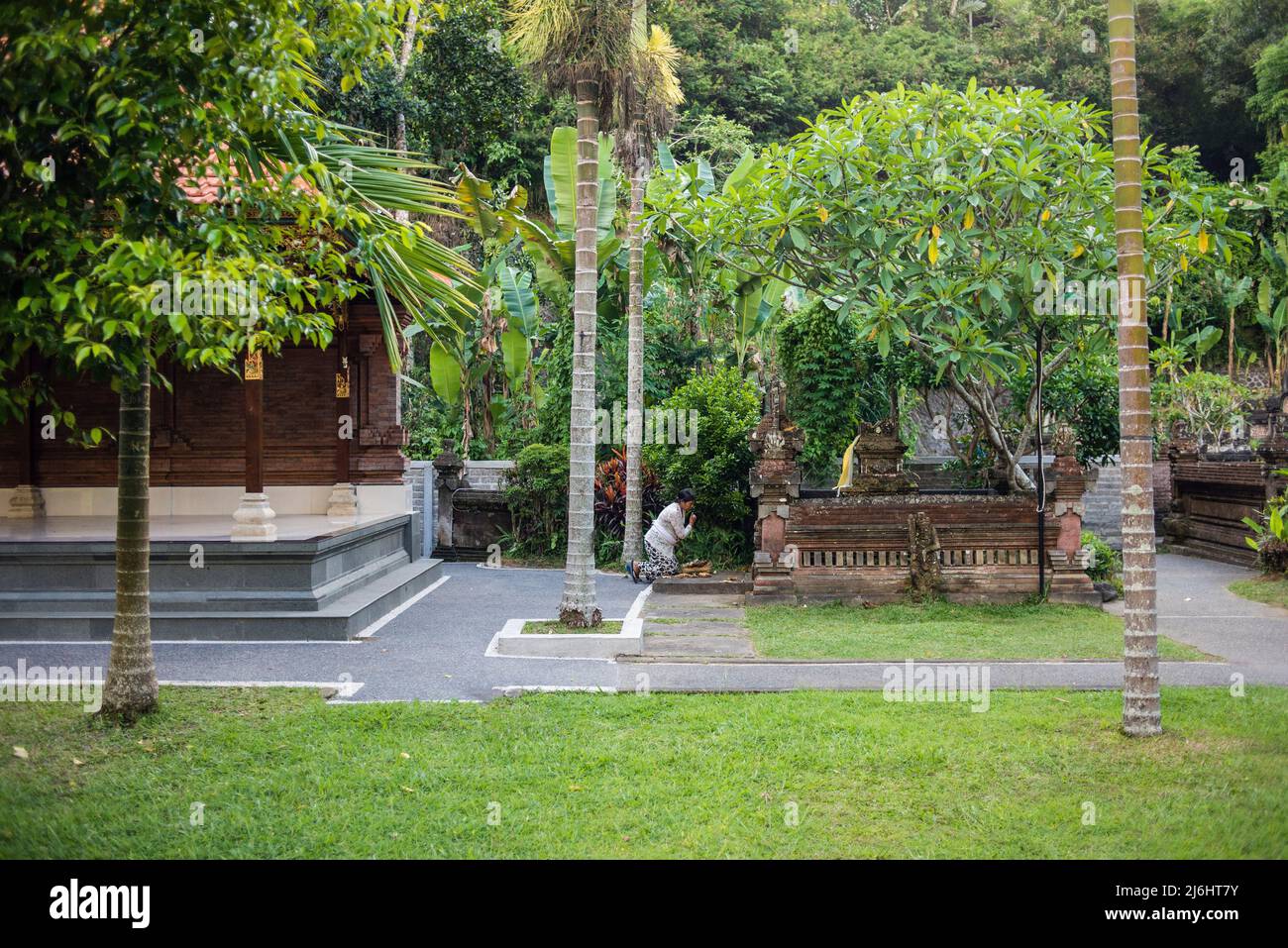 Pura Gunung Kawi Sebatu Tempel, Bali, Indonesien Stockfoto