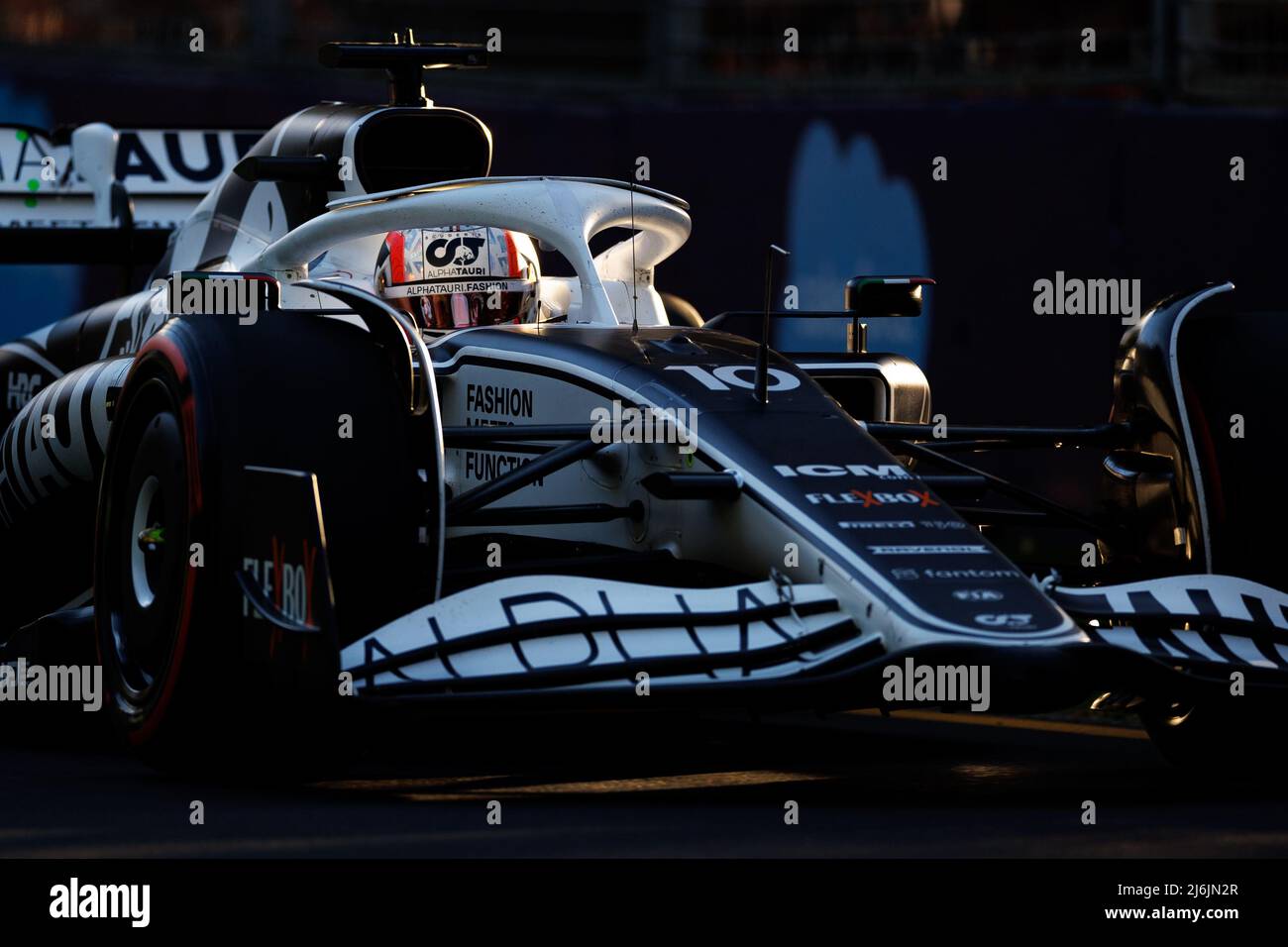 Albert Park Grand Prix Circuit, Melbourne, Australien. 09 April 2022. Pierre Gasly (FRA) vom Team AlphaTauri beim Qualifying. Corleve/Alamy Stockfoto Stockfoto