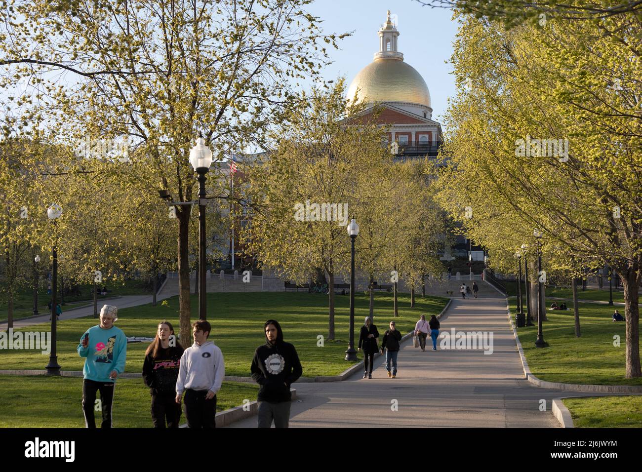 Massachusetts State House Boston Stockfoto