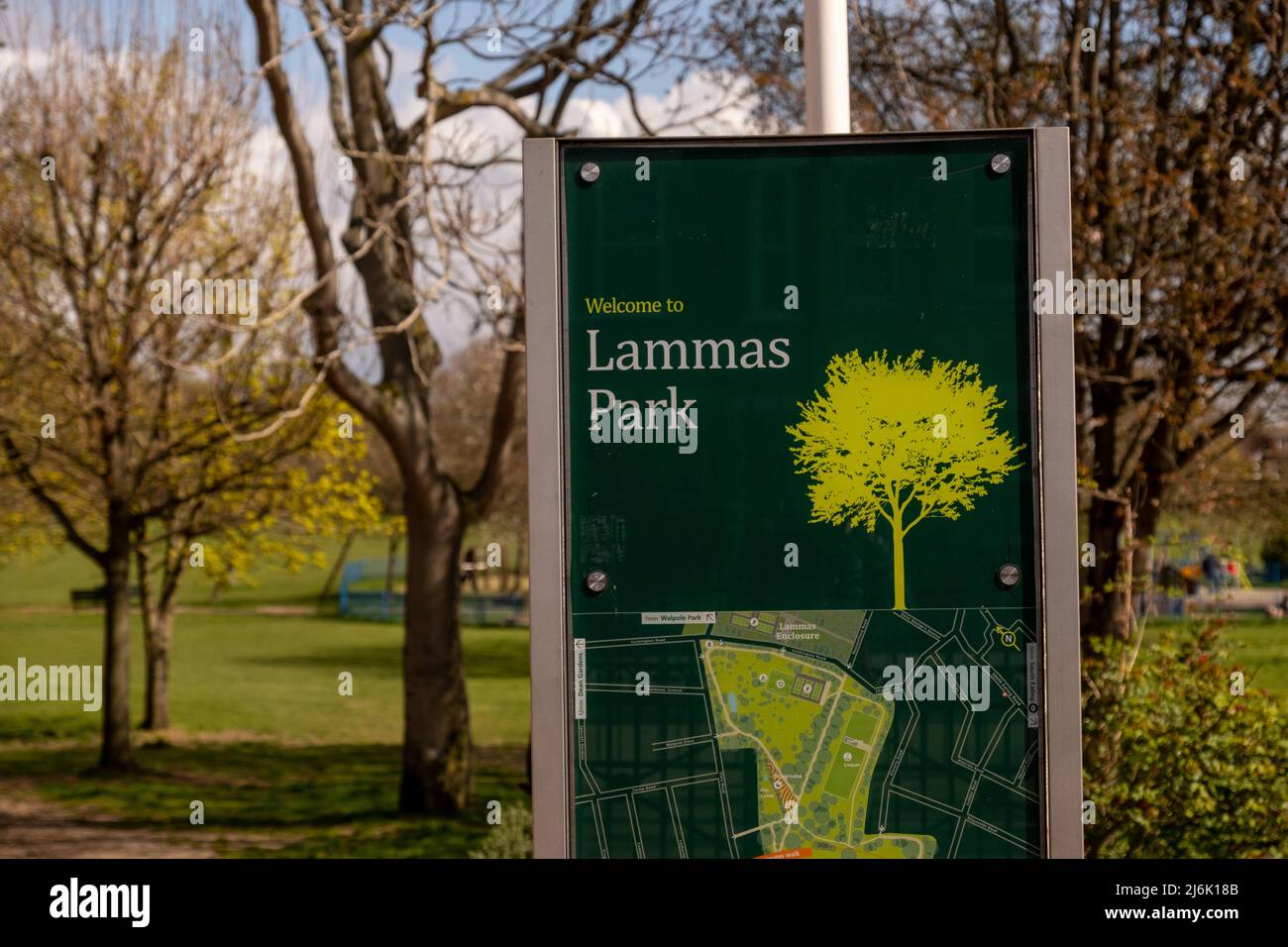 London - April 2022: Lammas Park in Northfields, Ealing West London Stockfoto